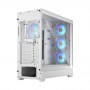 Fractal Design | Pop XL Air RGB | Side window | White TG Clear Tint | E-ATX up to 280 mm, ATX , mATX, Mini ITX | Power supply in - 5